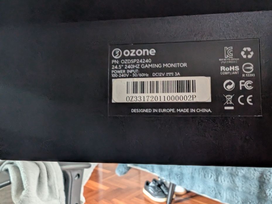 Monitor ozone DSP24240 240hz