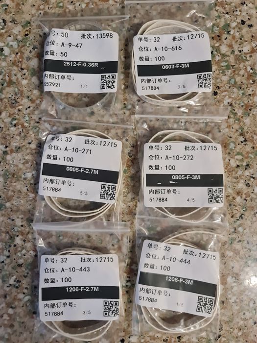 SMD Resistors – Various Values64172183124354120