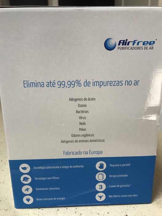 Purificador do ar marca AirFree modelo P100 NOVO