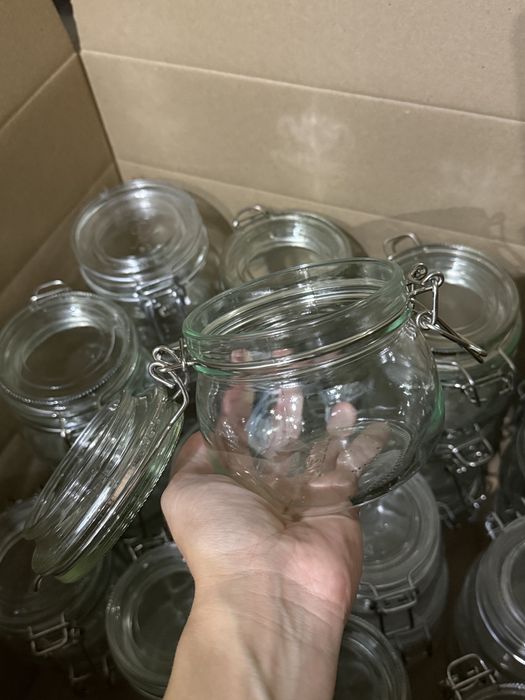 Скляна Банка з кришкою IKEA Korken 0,5л