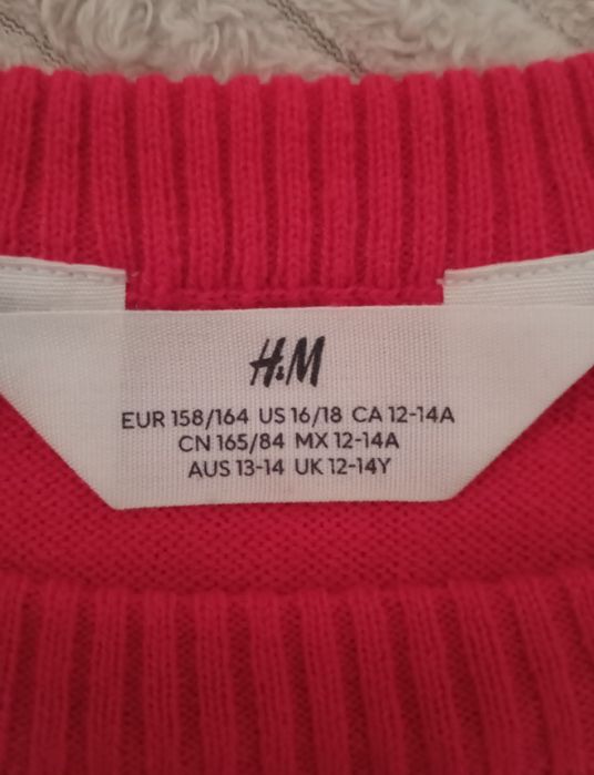Свитер новогодний H&M,12-14 лет,158-164 см.