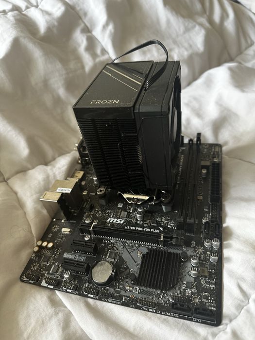 Комплект i5 9400f + h310 msi + башня