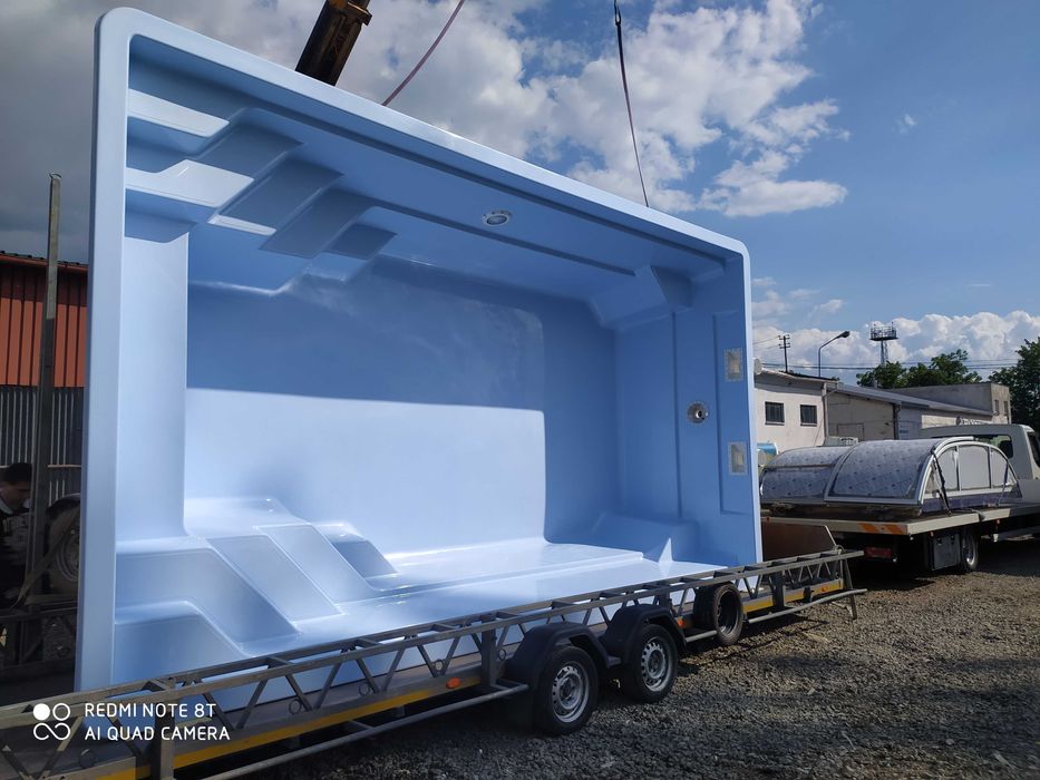 SP Lord 6,50 x 3,70 basen poliestrowy Superpools ogrodowy do wkopania