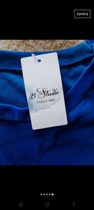 Świetny dres welurowy, nowy z metką