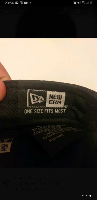 chapéu new era preto