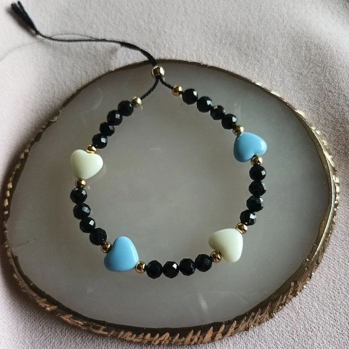 Damska bransoletka,biżuteria z kamieni naturalnych.Rękodzieło. Prezent