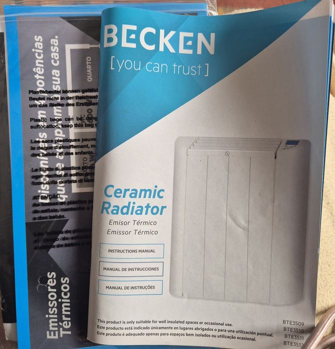 Aquecedor Emissor Térmico BECKEN