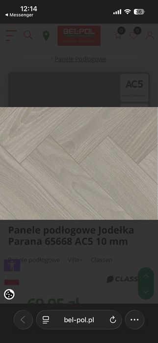Panele podłogowe jodełka NOWE