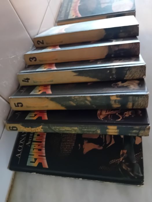 Conjunto de 7 Livros Colecção Sherlock Holmes