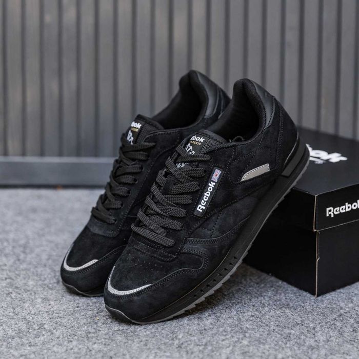 Кросівки Reebok Classic Suese Black premium