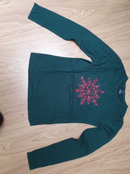Excelente blusa verde, 12 anos, ideal para Natal, Lanidor