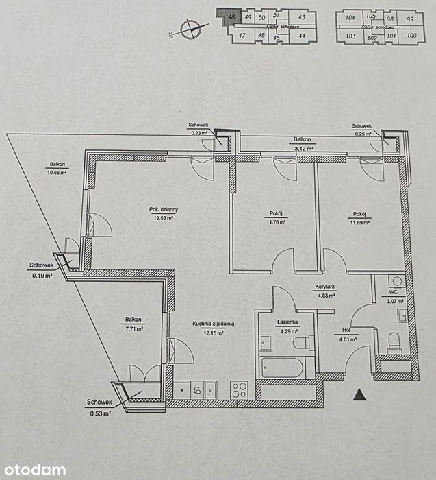 75m pod klucz dla siebie • 3 balkony • 2 łazienki • Podwójny garaż