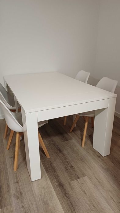 Mesa extensível Branca
