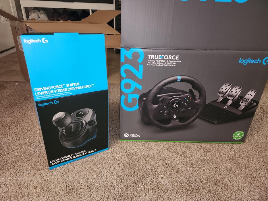 Logitech G923 + Shifter + Suporte