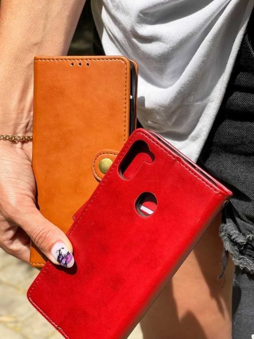 Шкіряний чохол книжка різні моделі кожаный чехол книжка Xiaomi Note 14