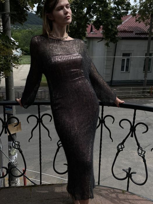 Сукня павутинка чорна мохер італійський