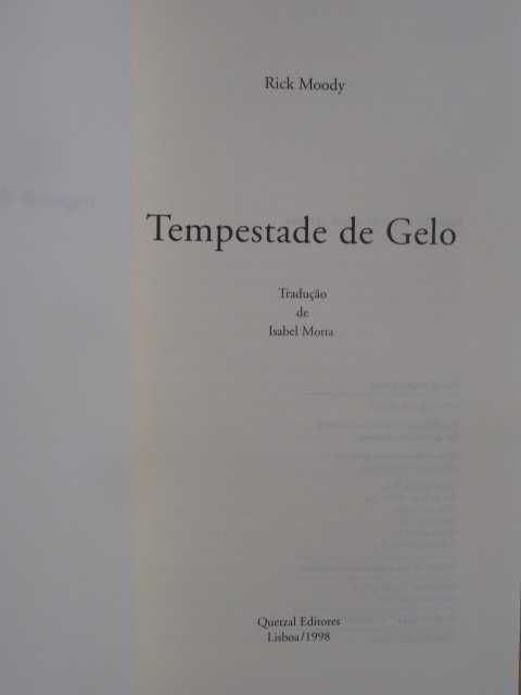 Tempestade de Gelo de Rick Moody