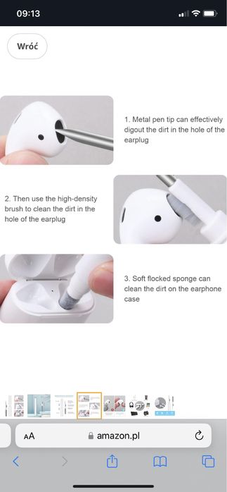 Czyscik do sluchawek