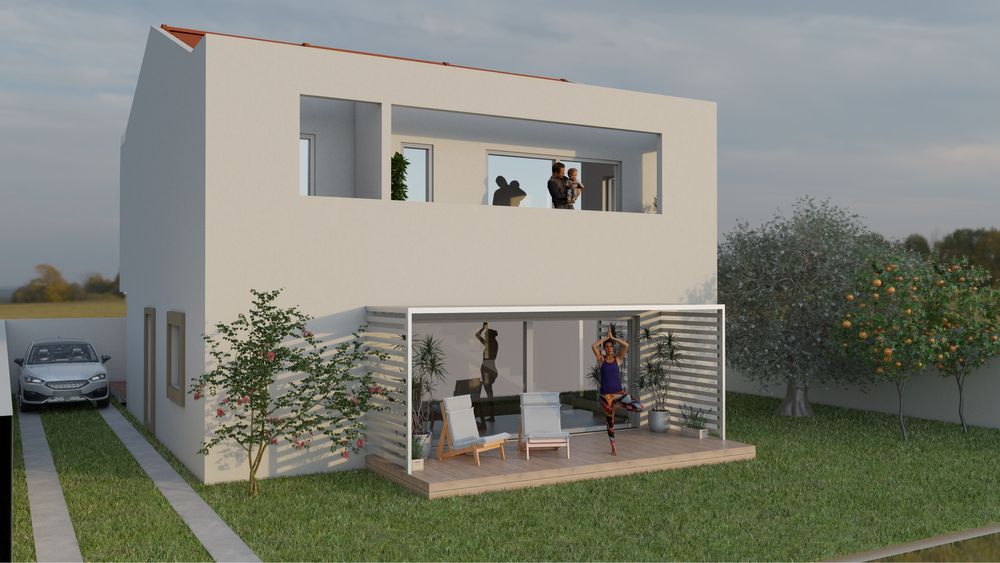 Terreno com projeto aprovado a 600m da Estação da Pedra Furada