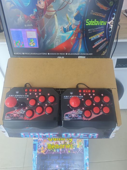 Máquina arcade games vertical 1play, também é possível meter 2 joystick  para 1 plays