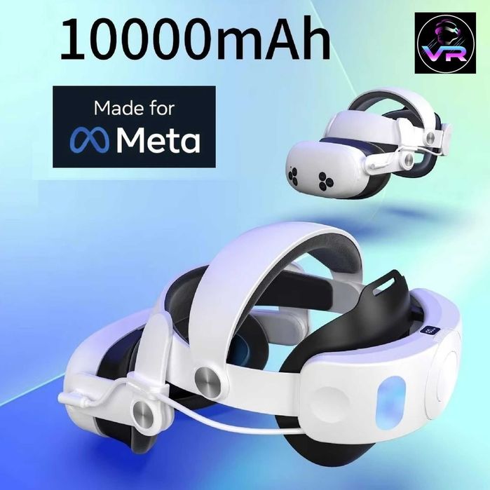 ‼️ Meta Quest 3, 3S кріплення з акумулятором 10000 mAh Halo Strap