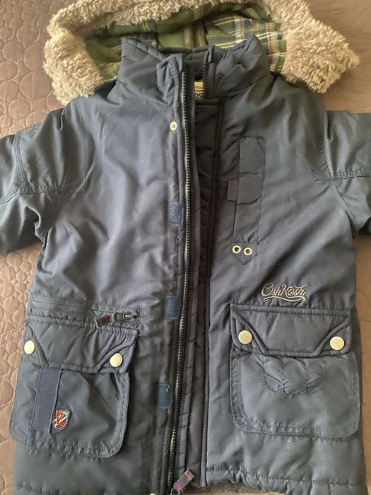 Тепла дитяча куртка OshKosh B'gosh з капюшоном