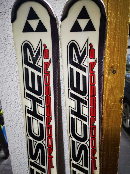 Narty Fischer Progressor 9+ dł.165 cm z wiązaniem