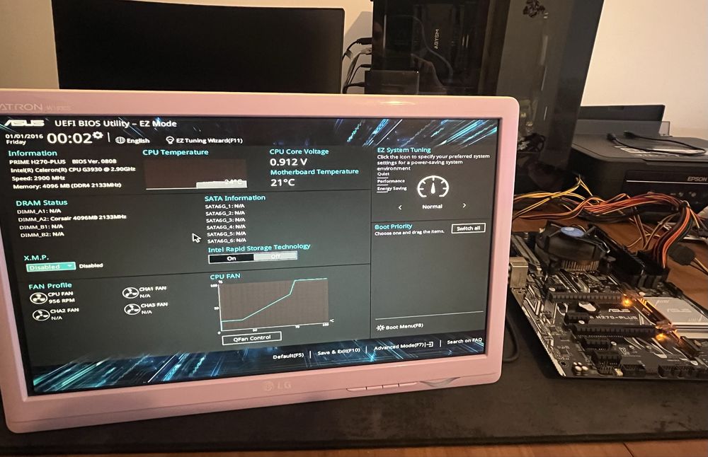 Motherboard Asus Prime h270- plus