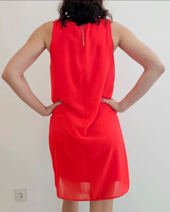 Vestido vermelho Naf Naf M