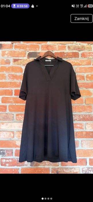Sukienka czarna L,XL,  Lyocell