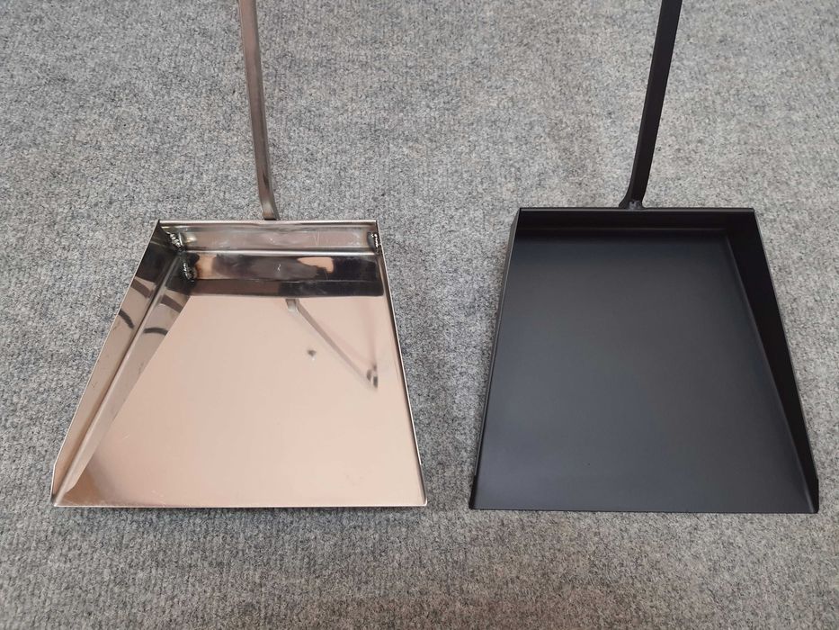 Совок металлический из нержавейки для уборки мусора. Совок металевий