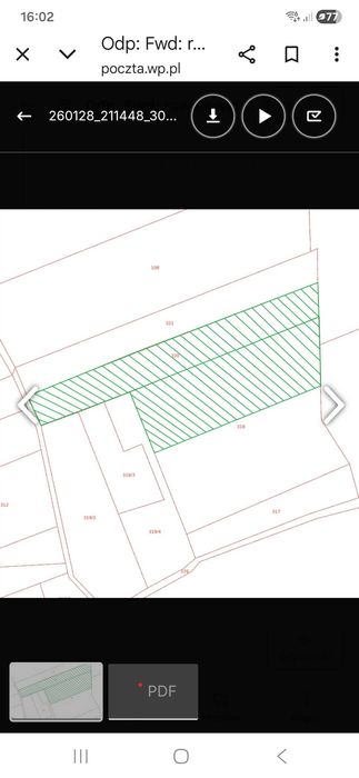 Sprzedam działkę 64,5 ara w Rawalowicach