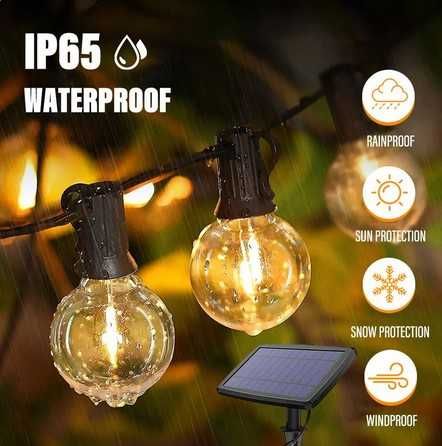 Luzes Solar para Jardim 11 e 25 lâmpadas