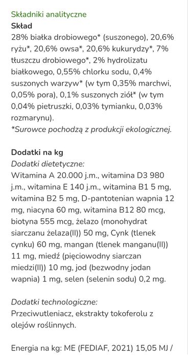 10kg Lukullus BIO sucha karma dla psa