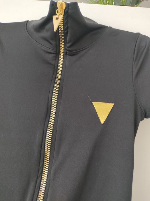 Kombinezon czarny sexy ze złotym xs/s