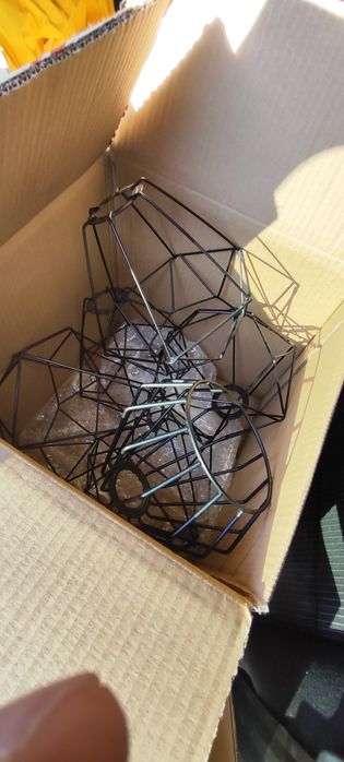 Abażur klosz do lampy lamp metal E27 czarny industrial design Loft bry