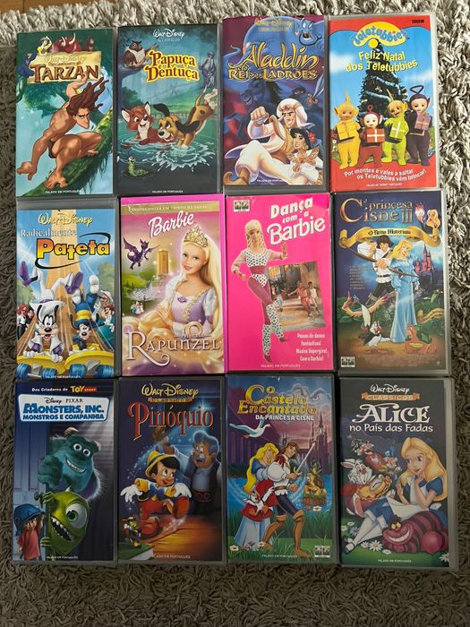 Cassetes VHS filmes variados