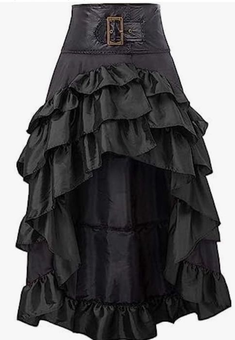 Zestaw Gorset CHARMIAN gotycka spódnica -L