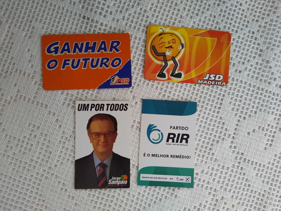 Calendários políticos - PSD / JSD / RIR / Jorge Sampaio - 1994 a 2001