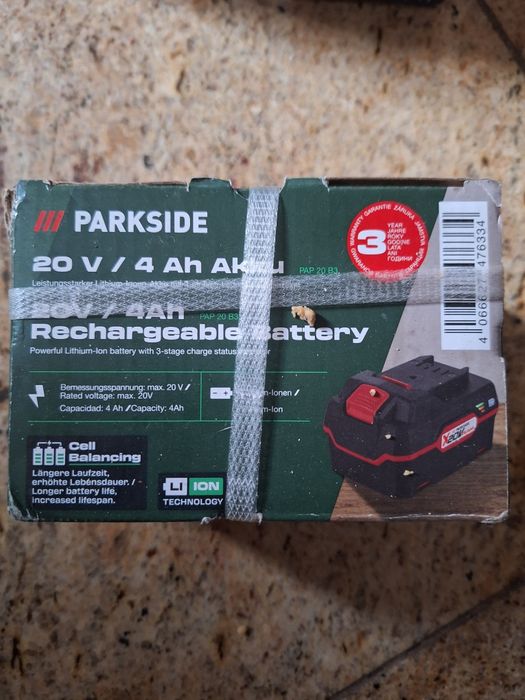 Parkside Akku 20V 4Ah (Rechargeable Battery) – NOWA