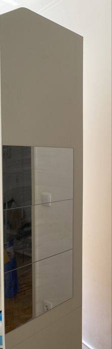 Roupeiro IKEA HAUGA com 3 gavetas – Branco 70x199 cm