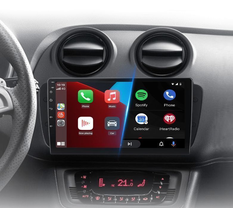 Seat Ibiza 6J 2009-2013 – Radio Android 15 9" CarPlay Android Auto 4GB/64GB GPS Nawigacja Stacja Multimedialna WiFi Bluetooth DSP 4G LTE PL
