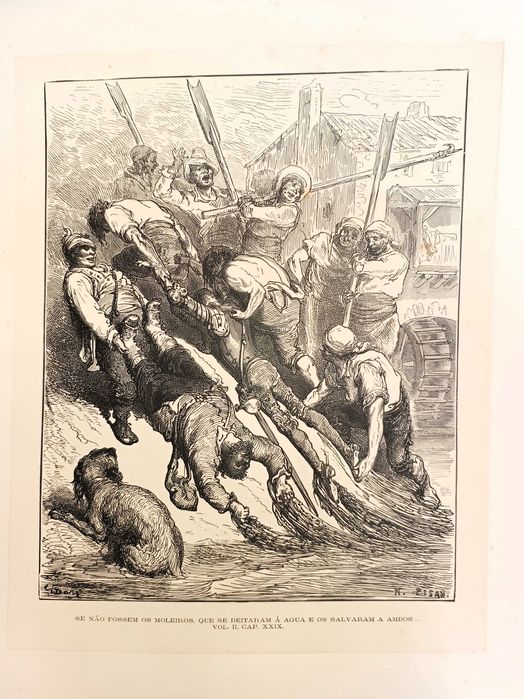 Gravuras Dom Quixote de la Mancha Gustave Doré H. Pisan 1866 18