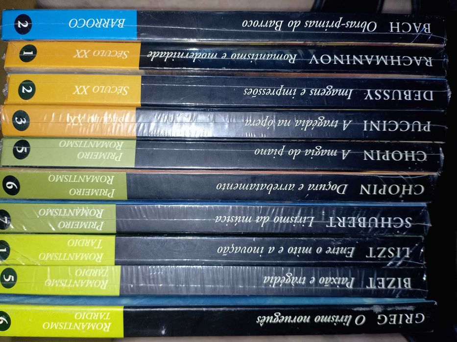 Livro com Cd's música clássica