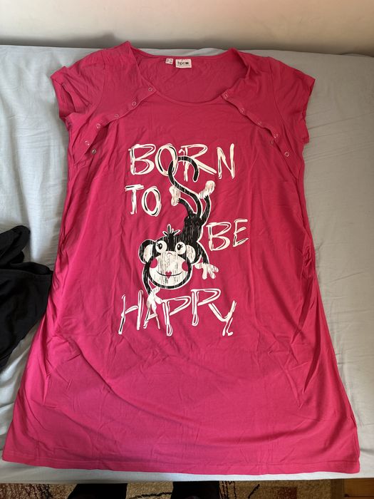 Piżama ciążowa różowa