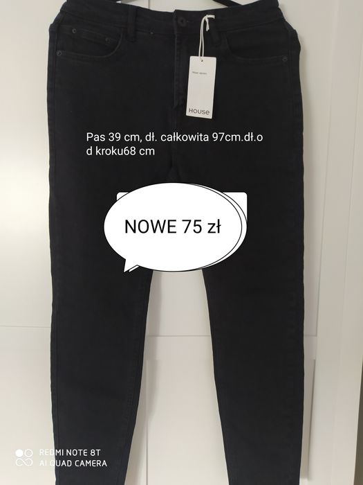 Spodnie nowe 75zł