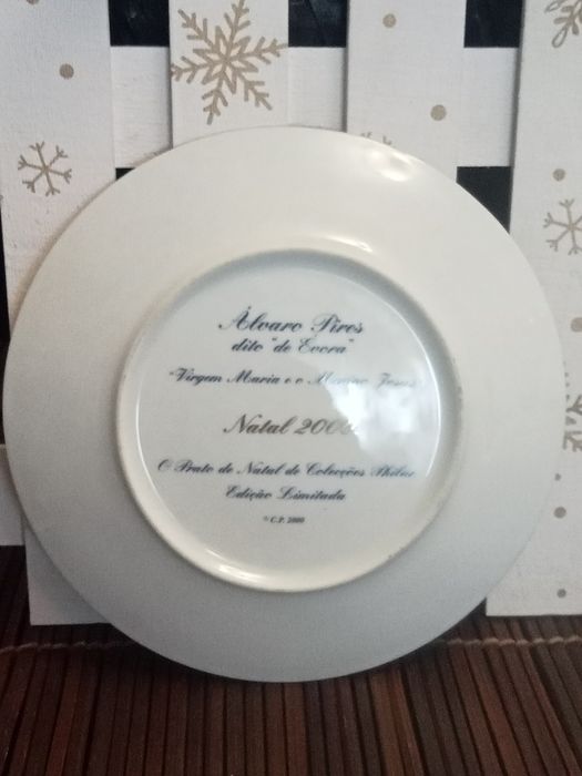 Belo prato decorativo de Natal