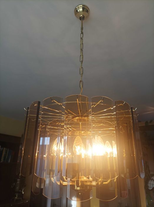 Lampa wisząca, Wortmann & Filz, Niemcy, lata 70.