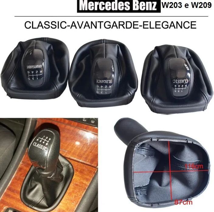 Moca punho manete velocidades Mercedes W203 Classe C  NOVA
