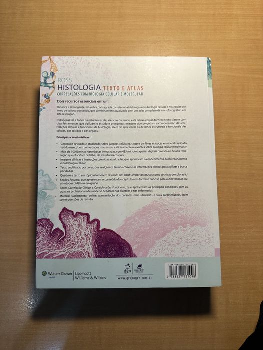 ROSS Histologia (Texto e Atlas) 8ªedição em Português